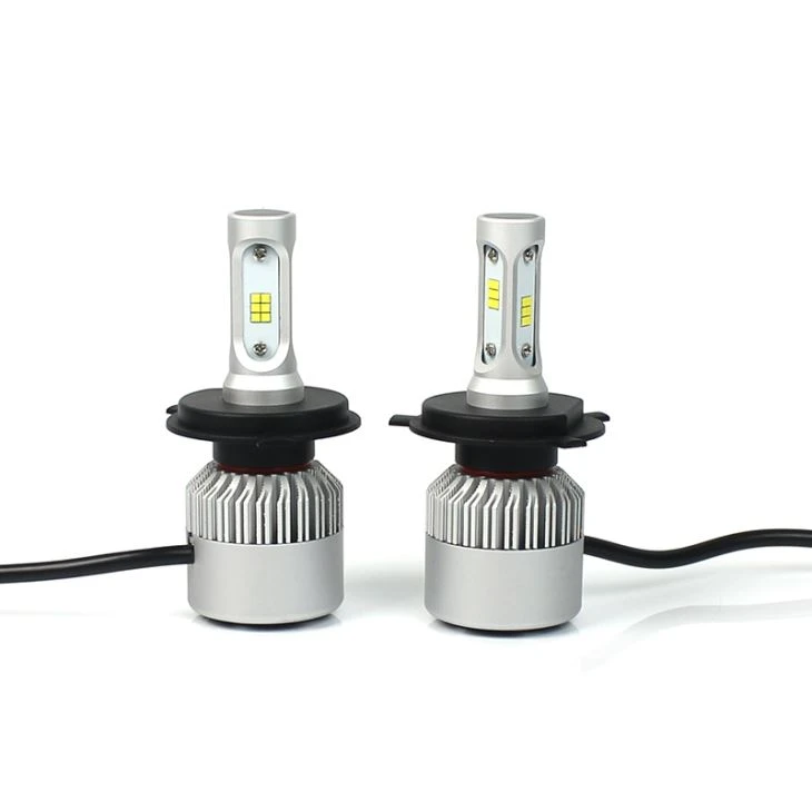 Auto Electrical System S2 LED Headlight COB CSP Chip Available Build-in Canbus