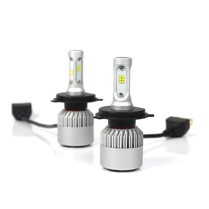 Auto Electrical System S2 LED Headlight COB CSP Chip Available Build-in Canbus