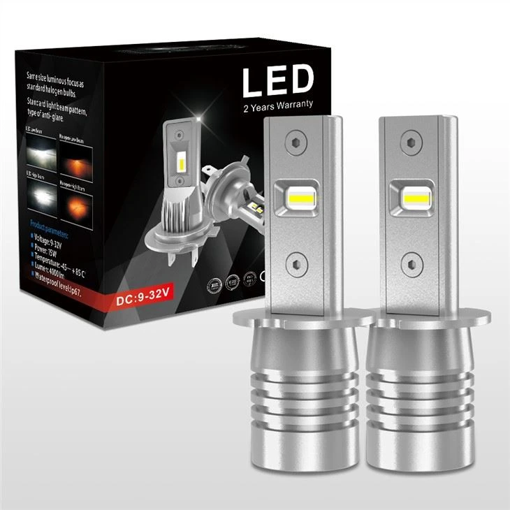 4000LM 6500k Super Mini H3 Lamppu Led